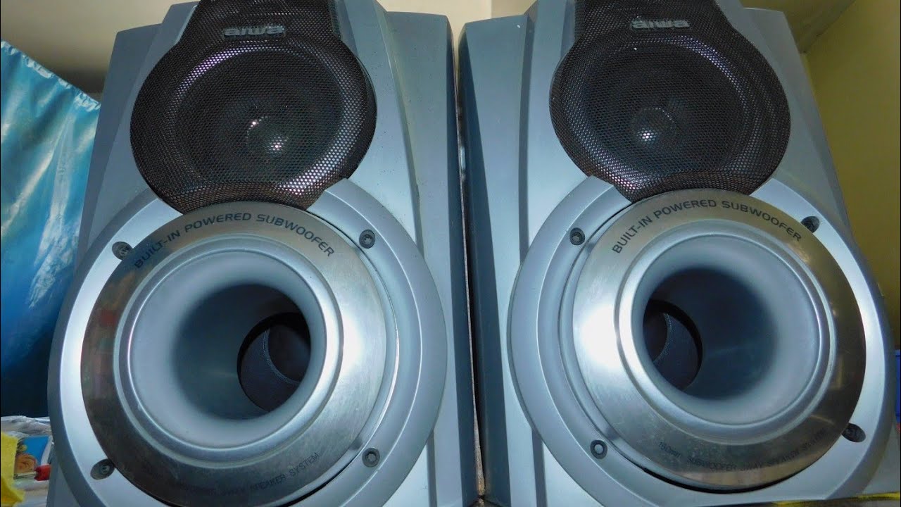 🔴Parlantes Aiwa a prueba - - excelente sonido🔴
