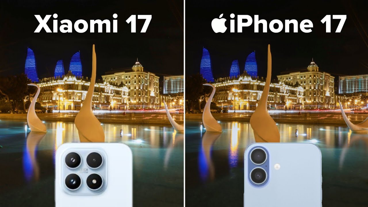 Тест камеры Xiaomi 17 против iPhone 17