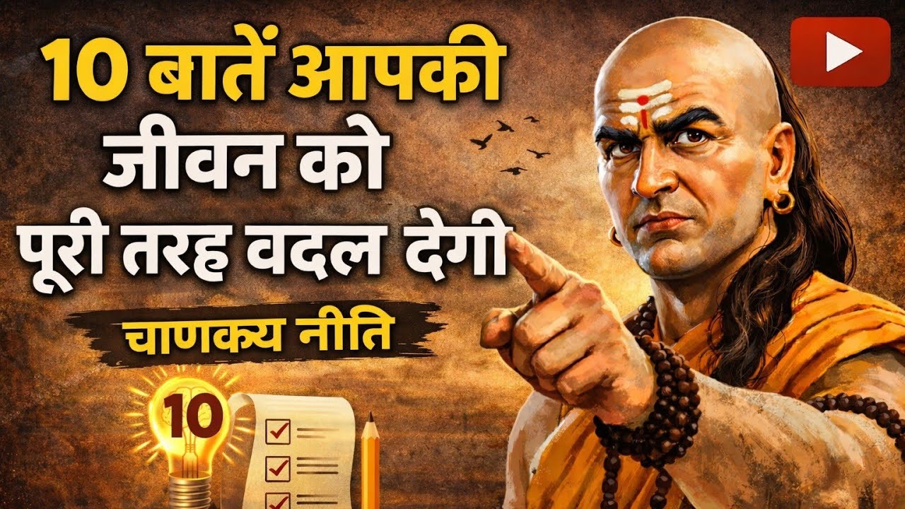 10 बातें जो आपका पूरा जीवन बदल देंगी | Chanakya Niti Motivation | Powerful Life Lessons