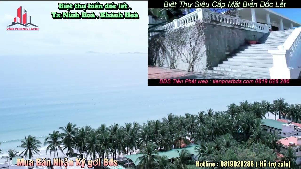 Biệt thự mặt biển dốc lết Phường Đông Ninh Hoà - Khánh Hoà
