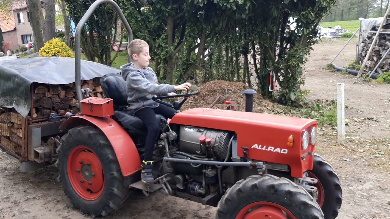 Dexheimer 222 4wd vineyard tractor Schmalspurtraktor with forklift