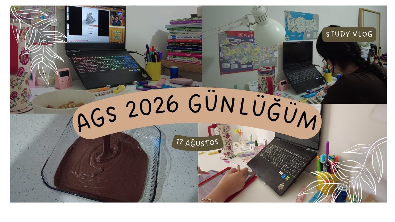 KPSS 2026 | BENİMLE AGS ÇALIŞTIĞIM BİR HAFTASONU GEÇİRİN | #ags2026 #kpss2026 #dersçalışmagünlüğü