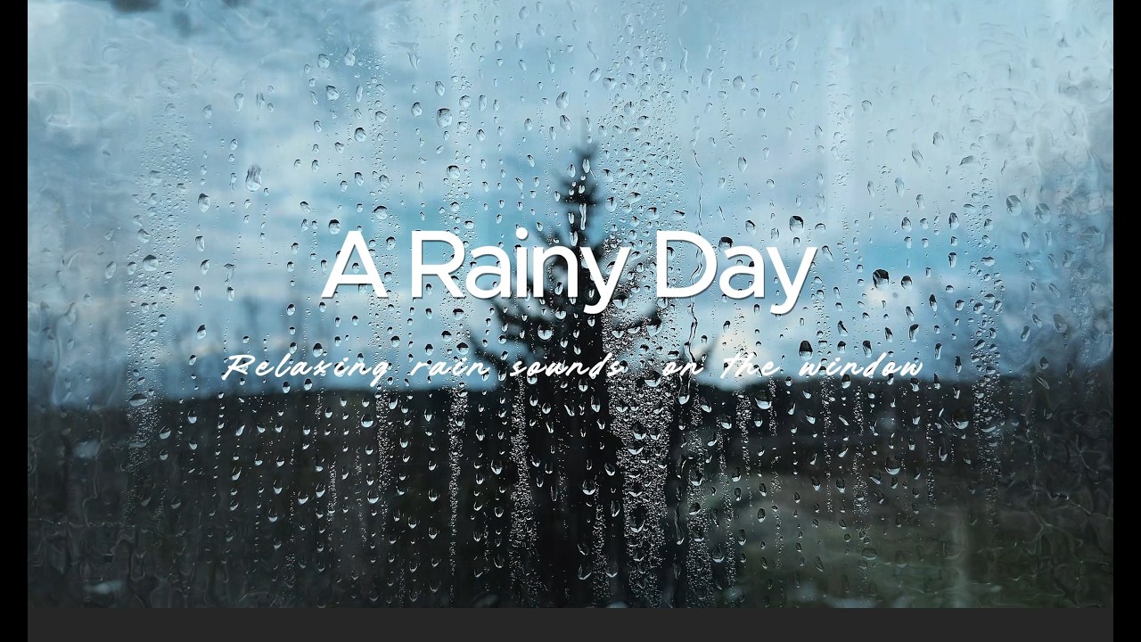 Refreshing Rain Sounds on the Window 🌧️ | Focus, Relaxation and Deep Sleep | Nature White Noise