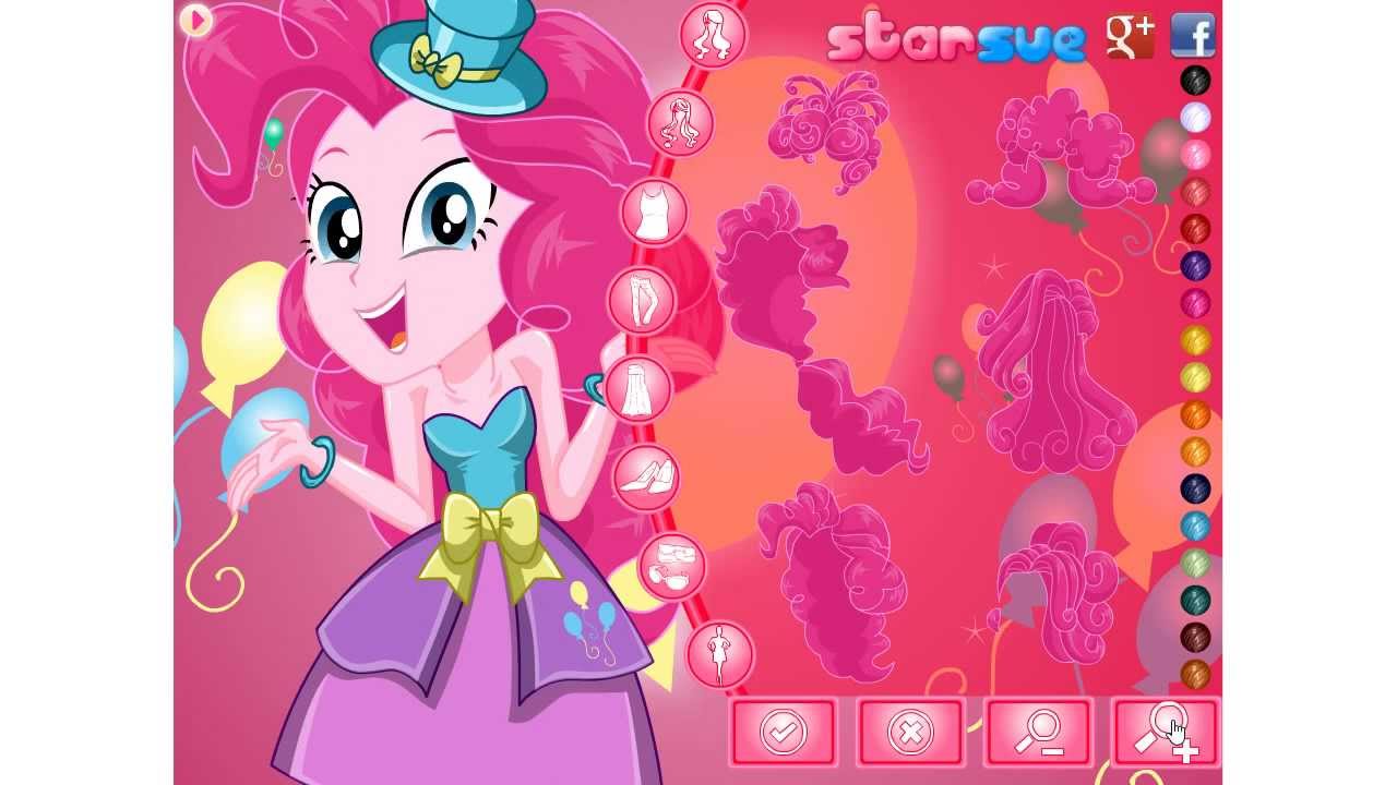 Pinkie Pie Party Time Dress Up Game Preview