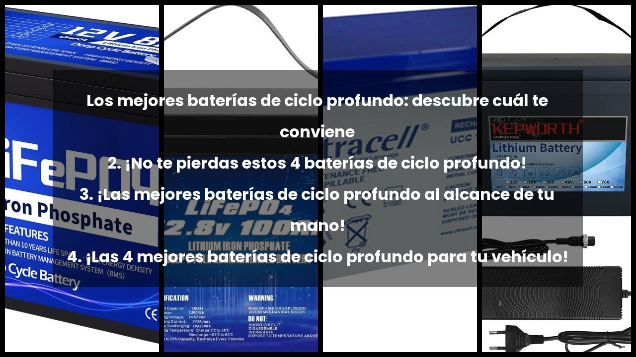 BATERIA DE CICLO PROFUNDO