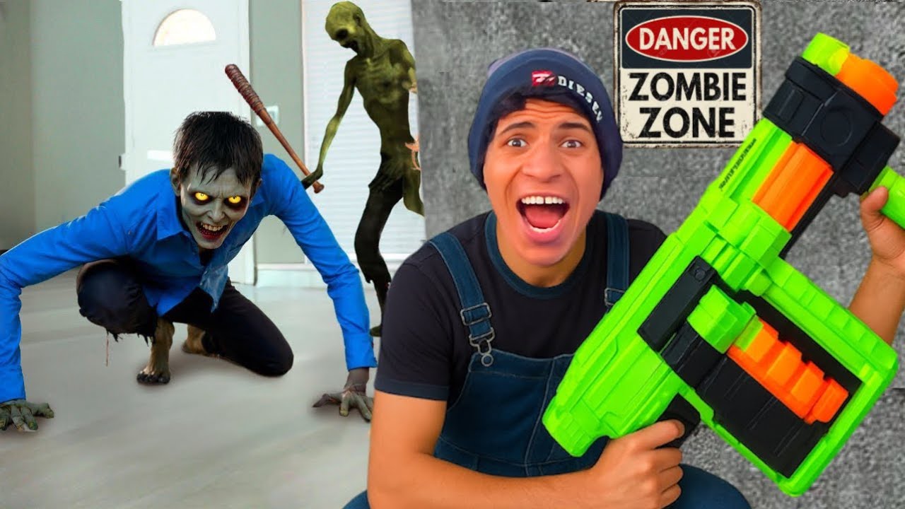 لما اخوك الصغير يتحبس مع الزومبي المفترس 😱😂| علاء حسين 
