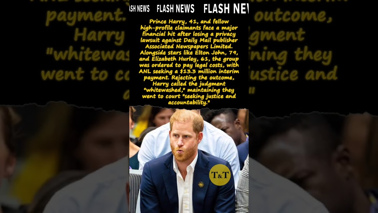 Prince Harry Hit With MASSIVE $13M Loss After Devastating Court Blow! #royalfamily #shorts #uk