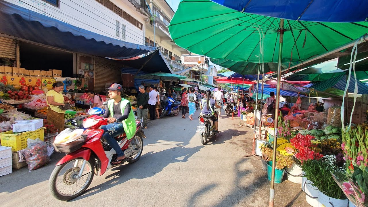เดินตลาดเช้า ท่าขี้เหล็ก เมียนมาร์ | VchaiBlog