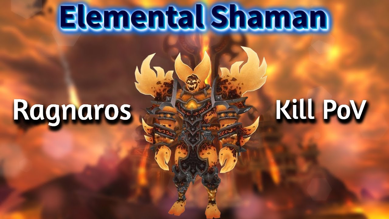⚡Elemental Shaman⚡ World #15🔥 Ragnaros💀 KILL PoV #wow #cata #worldofwarcraft