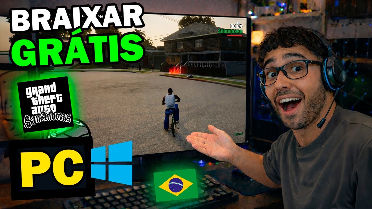 ✅ Baixar GTA San Andreas GRÁTIS para PC com WINDOWS SEM PUBLICIDADE 2026