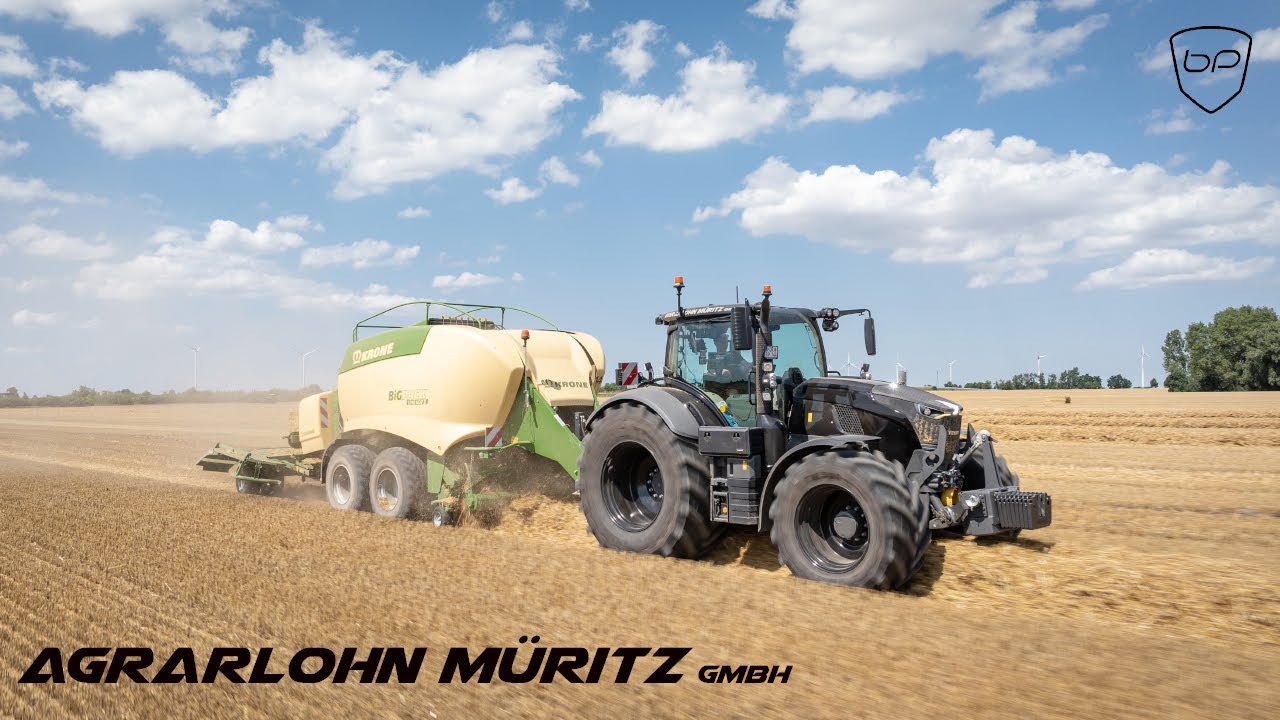 Agrarlohn Müritz | Strohernte | Fendt 728 - KRONE BiG Pack 1290 HDP II