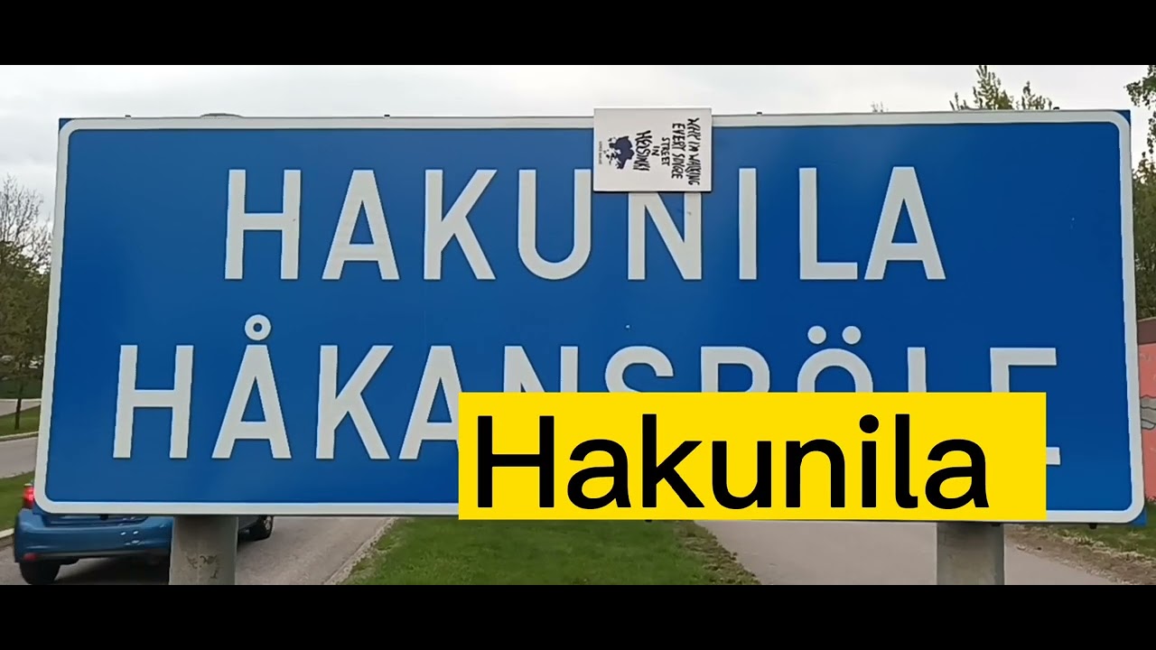 WALKED FROM HELSINKI TO HAKUNILA & VAARALA IN ONE DAY