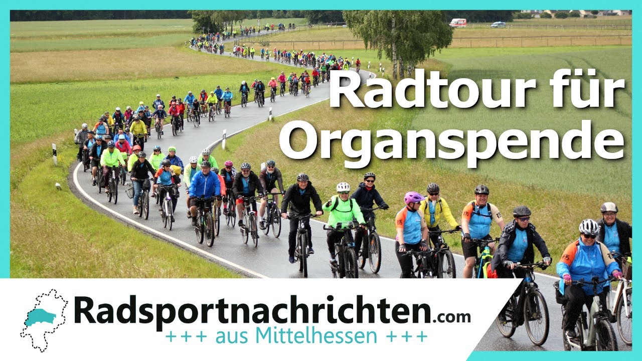 Informieren, nachdenken, entscheiden - und neue Lebenszeit schenken! Radtour für Organspende 2025