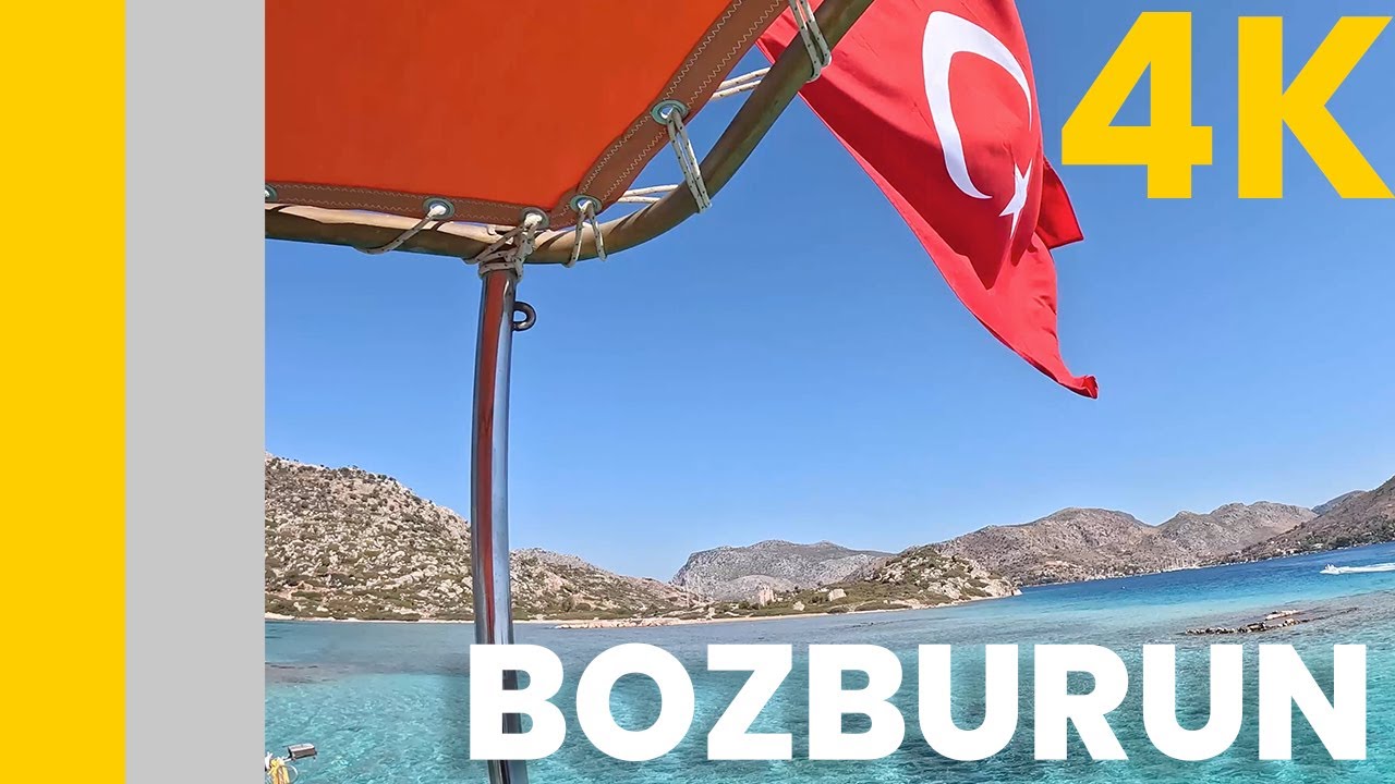 Marmaris Muhteşem BOZBURUN Koyları Tekne Turu Türkiye 2023