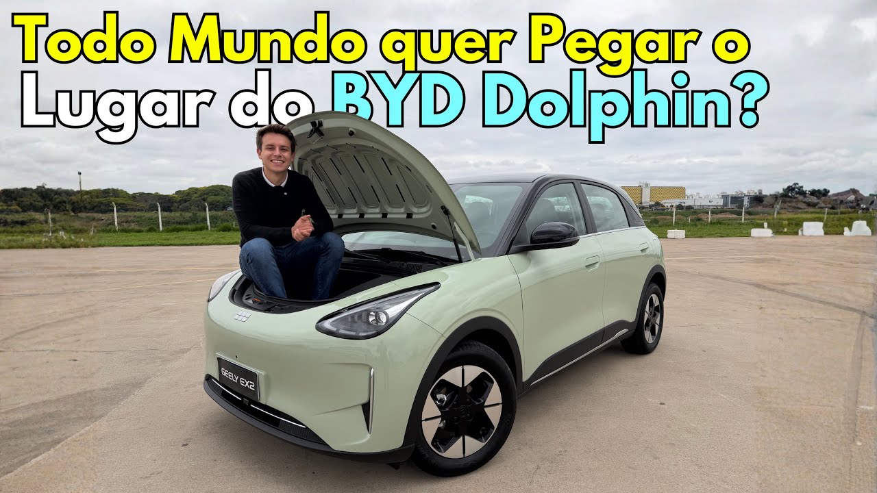 TODO MUNDO QUER O LUGAR DO BYD DOLPHIN? Geely EX2 Chega a Partir de R$ 119.990! 