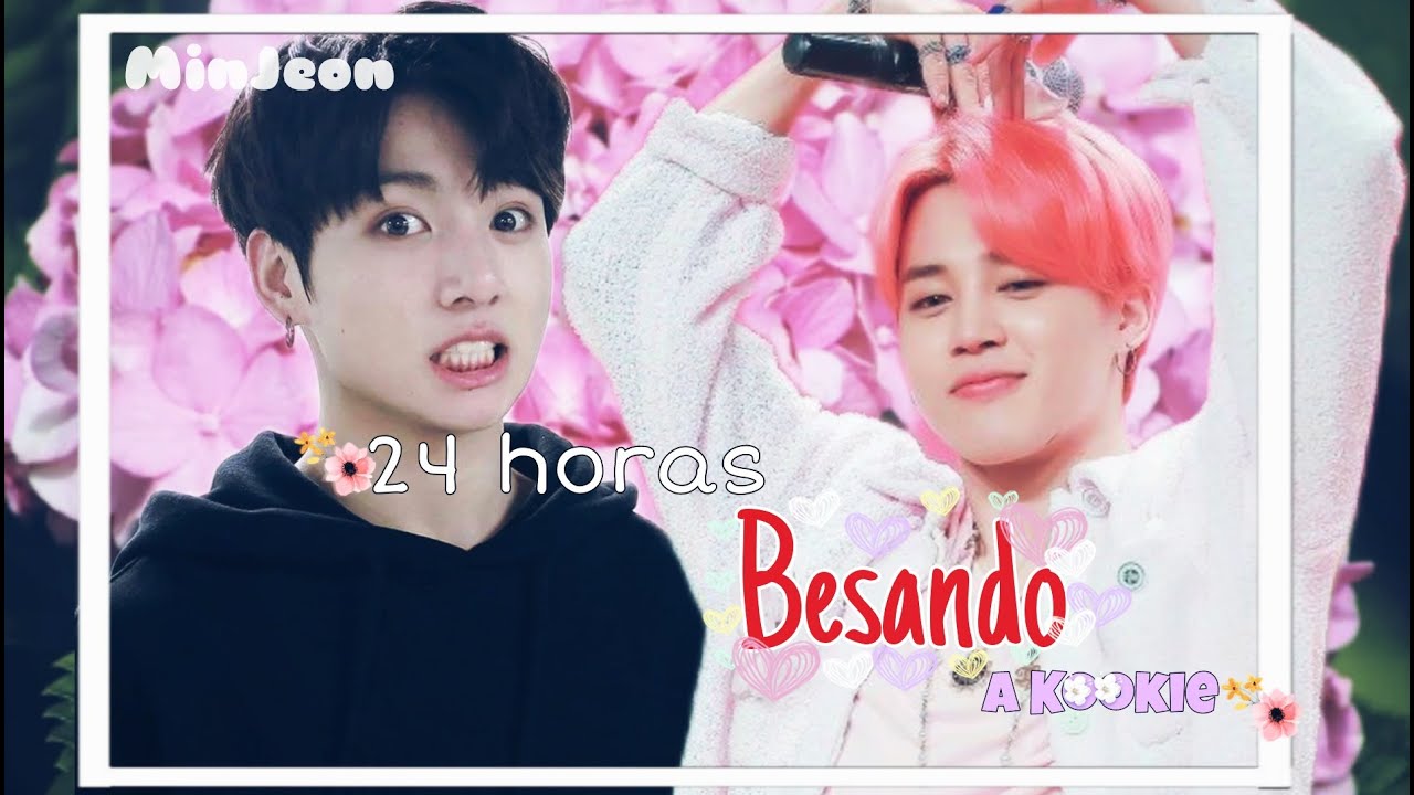 24 HORAS BESANDO A JUNGKOOK |💙 13/05 💛| KookMin Youtubers | MinJeon | 🐰🐥