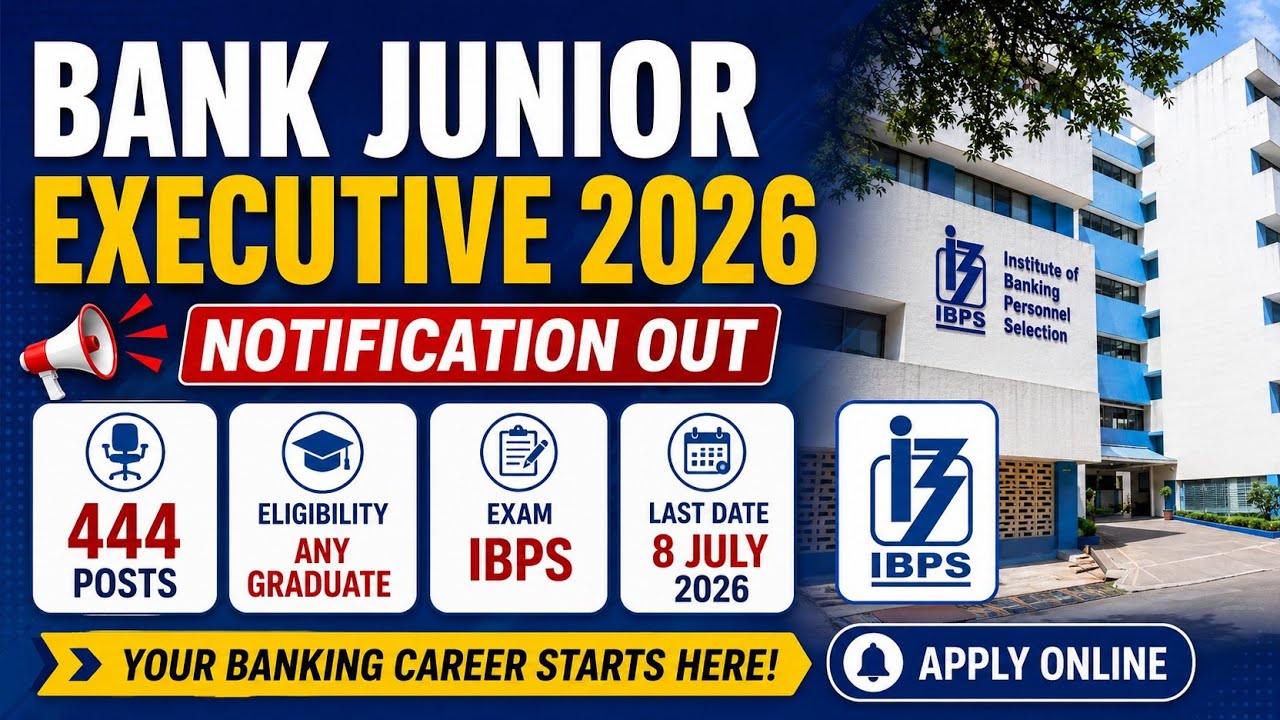 📢 NEW BANK JUNIOR ASSISTANT CLERK 2026 NOTIFICATION OUT 😱