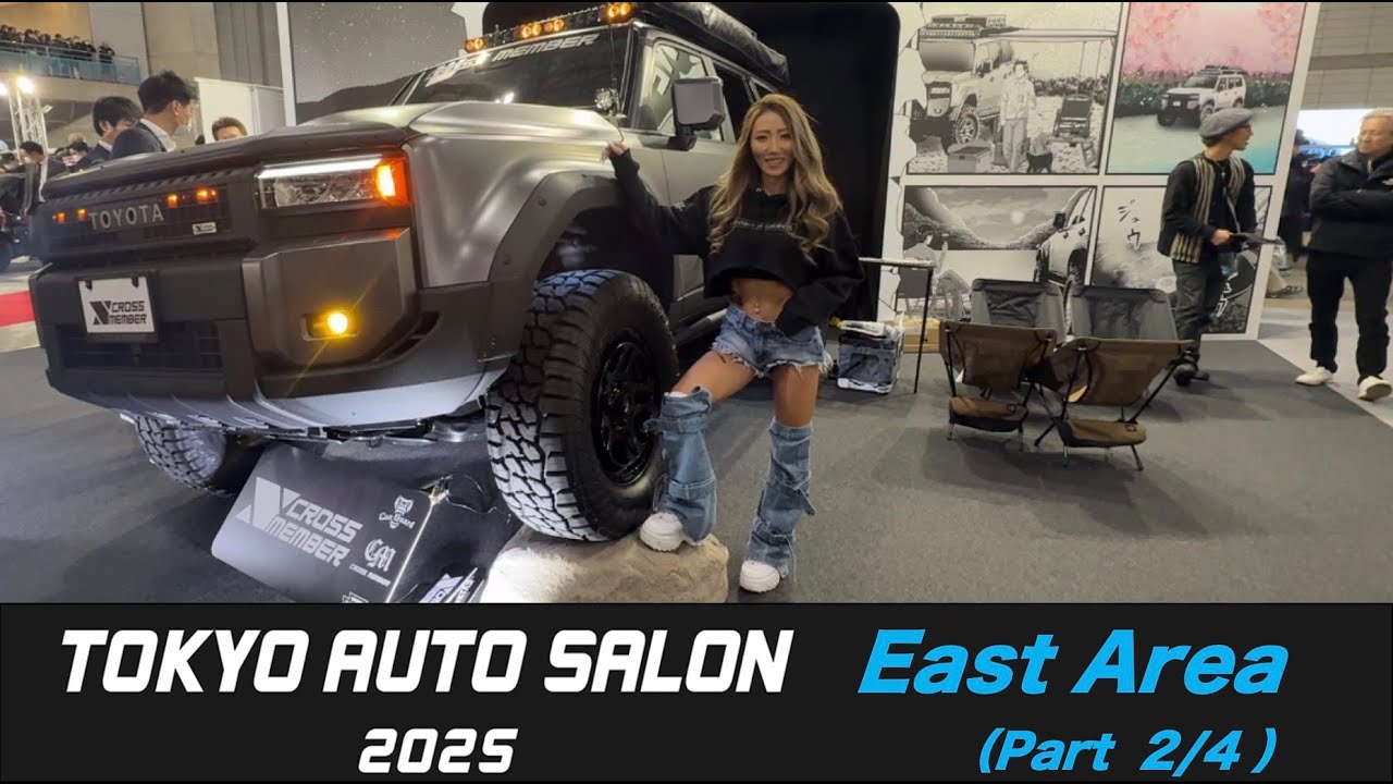 ◆TOKYO AUTO SALON 2025 Part2/4 ◆East Area Hall 7-8◆Jcar◆JDM
