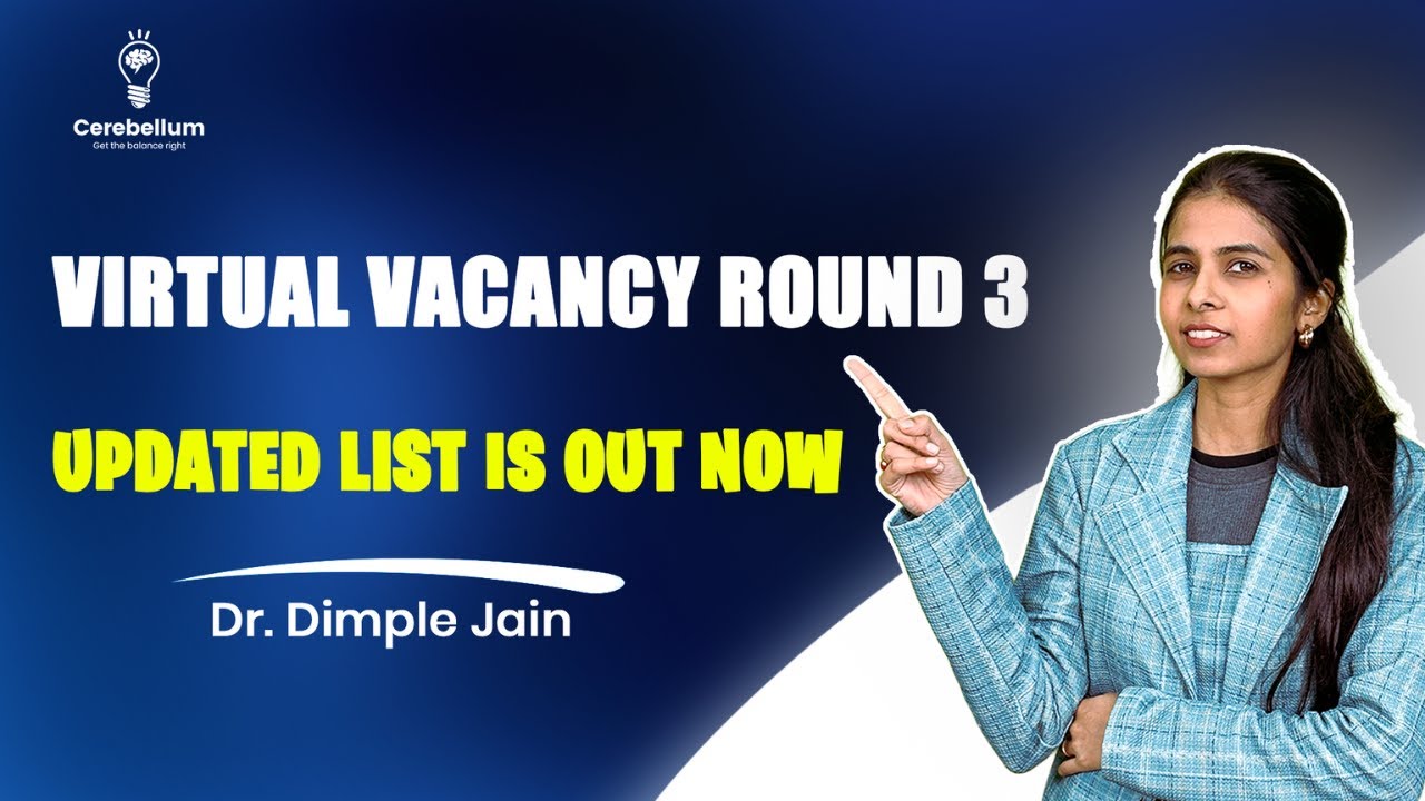 Round 3 Seats Increased? MCC Virtual Vacancy Update (NEET PG 2025) #neetpg