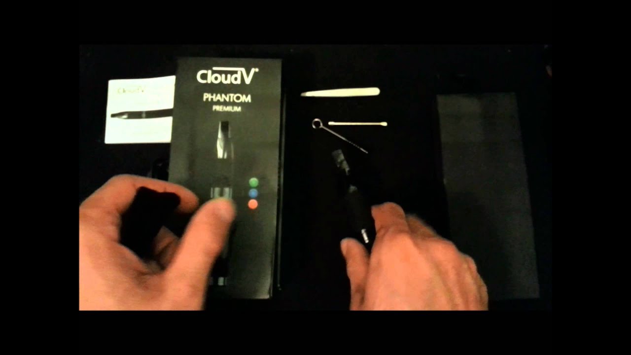 Cloud V Phantom Dry Herb Vaporizer Unboxing Video Review
