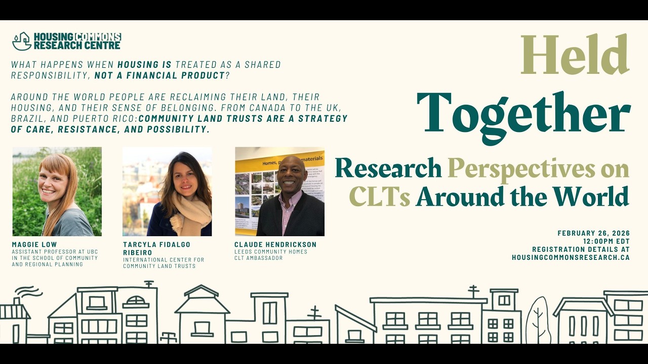How Community Land Trusts Are Fighting the Housing Crisis | Global Research Webinar