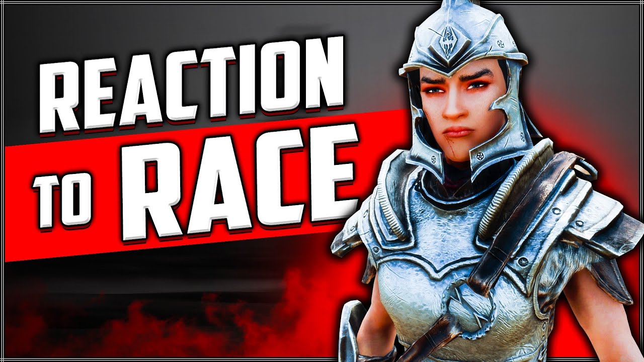 Skyrim ٠ Imperial Captain Reactions to All Character Races