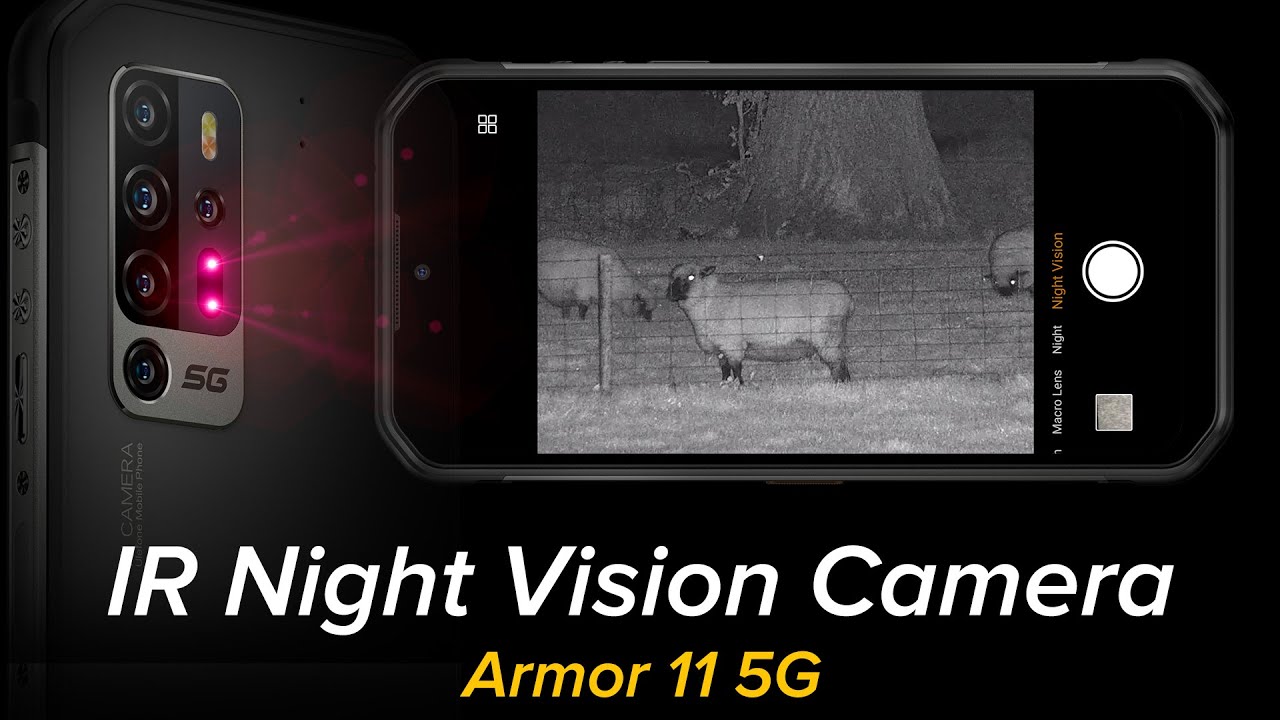 Ulefone Armor 11 5G Infrared Night Vision Camera Performance Demonstration