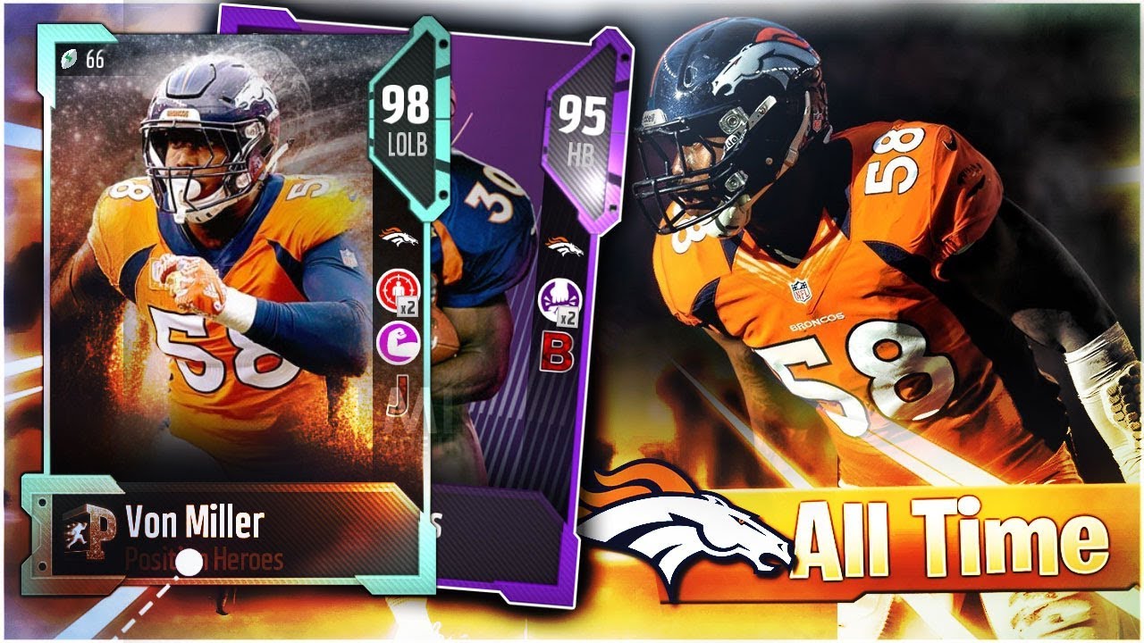 🐎ALL-TIME DENVER BRONCOS THEMED TEAM SQUAD BUILDER! Madden 18