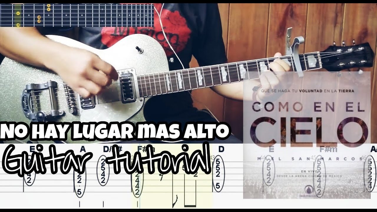 NO HAY LUGAR MAS ALTO - MSM | COVER GUITARRA + TABS Y ACORDES