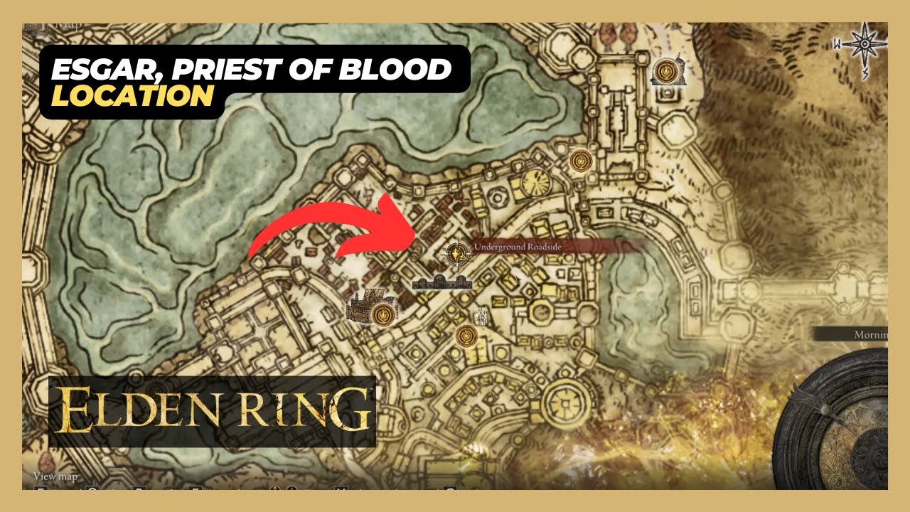 Esgar, Priest of Blood (Altus Plateau) Boss Location - Elden Ring