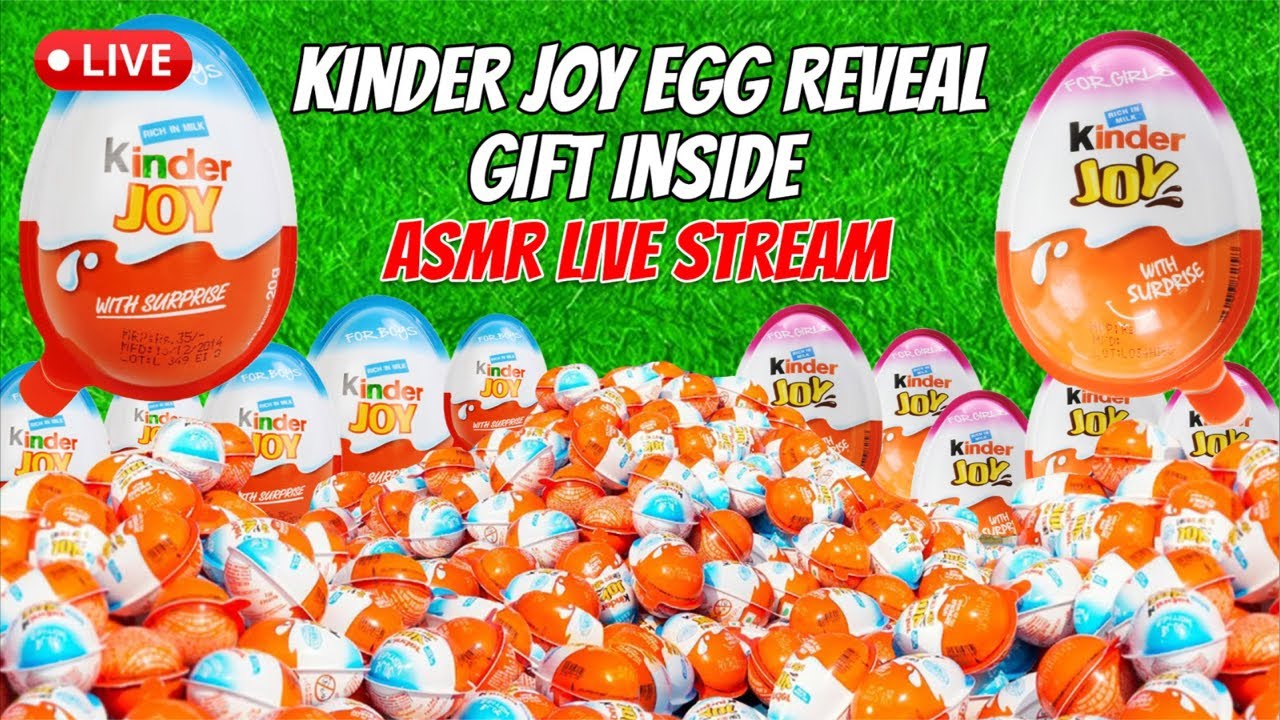 Eggs Unboxing ASMR Satisfying Live