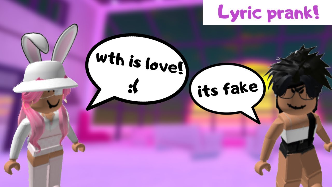 Mad At Disney - Lyric Prank [ROBLOX]