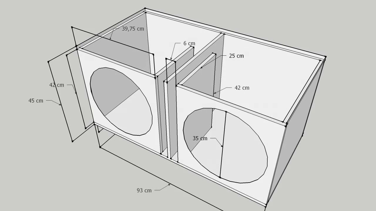 Caixa dutada para Jbl vulcano 3.8 15 polegadas
