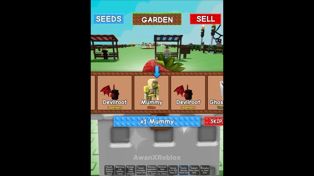 New Mummy pet is OP #roblox #growagarden