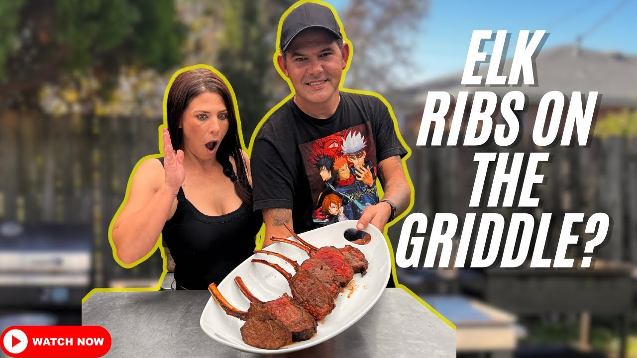 Cooking Elk Ribs on the Flattop Griddle | Teaching Sarah how to cook | Let’s Go!