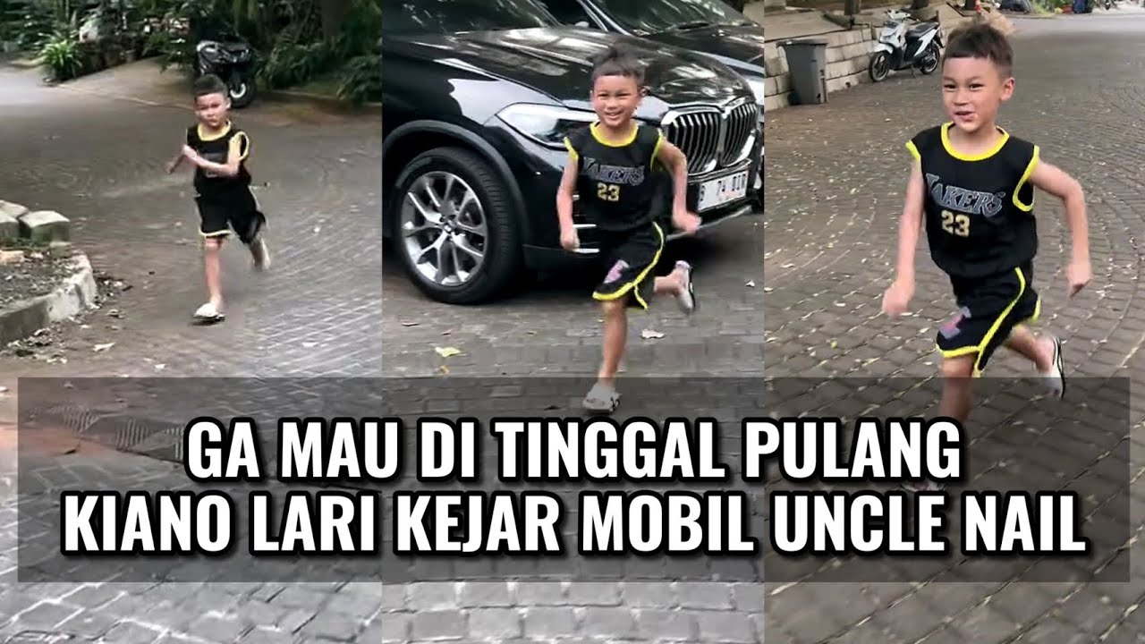Uncle Nail Pulang Ke Semarang, Kiano Lari Kejar Mobil Uncle Sampai Keluar Komplek