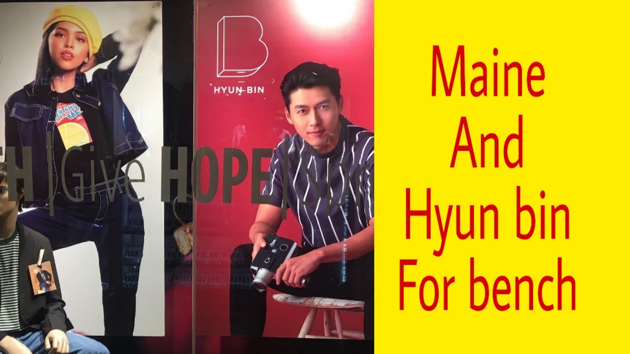 Maine and hyun bin for bench /pretty maine on Eb 1121'20