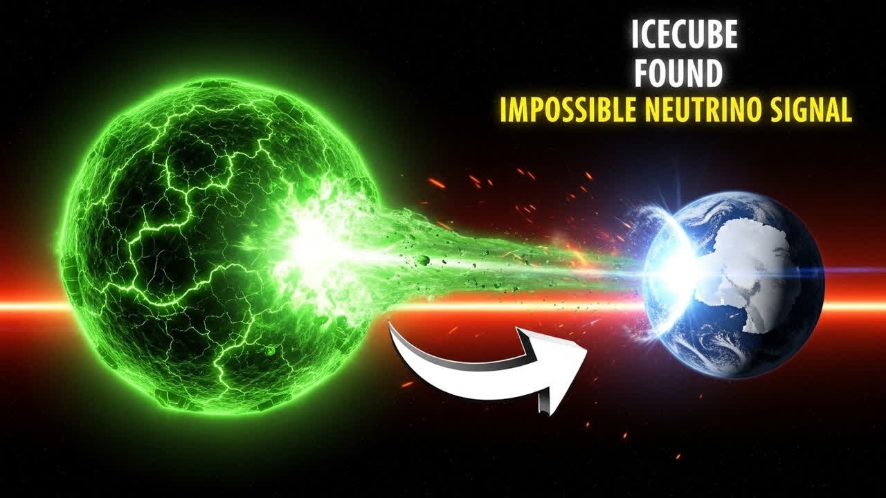 The Ice Cube Anomaly Neutrino Detector Found Something It Shouldnt - Messages From The Void