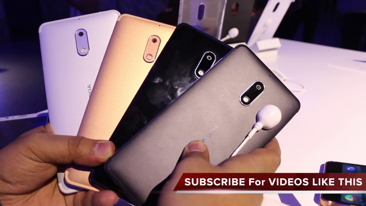Nokia 6 First India Hands On Hindi, All Colors Art Black Comparison | Gadgets To Use