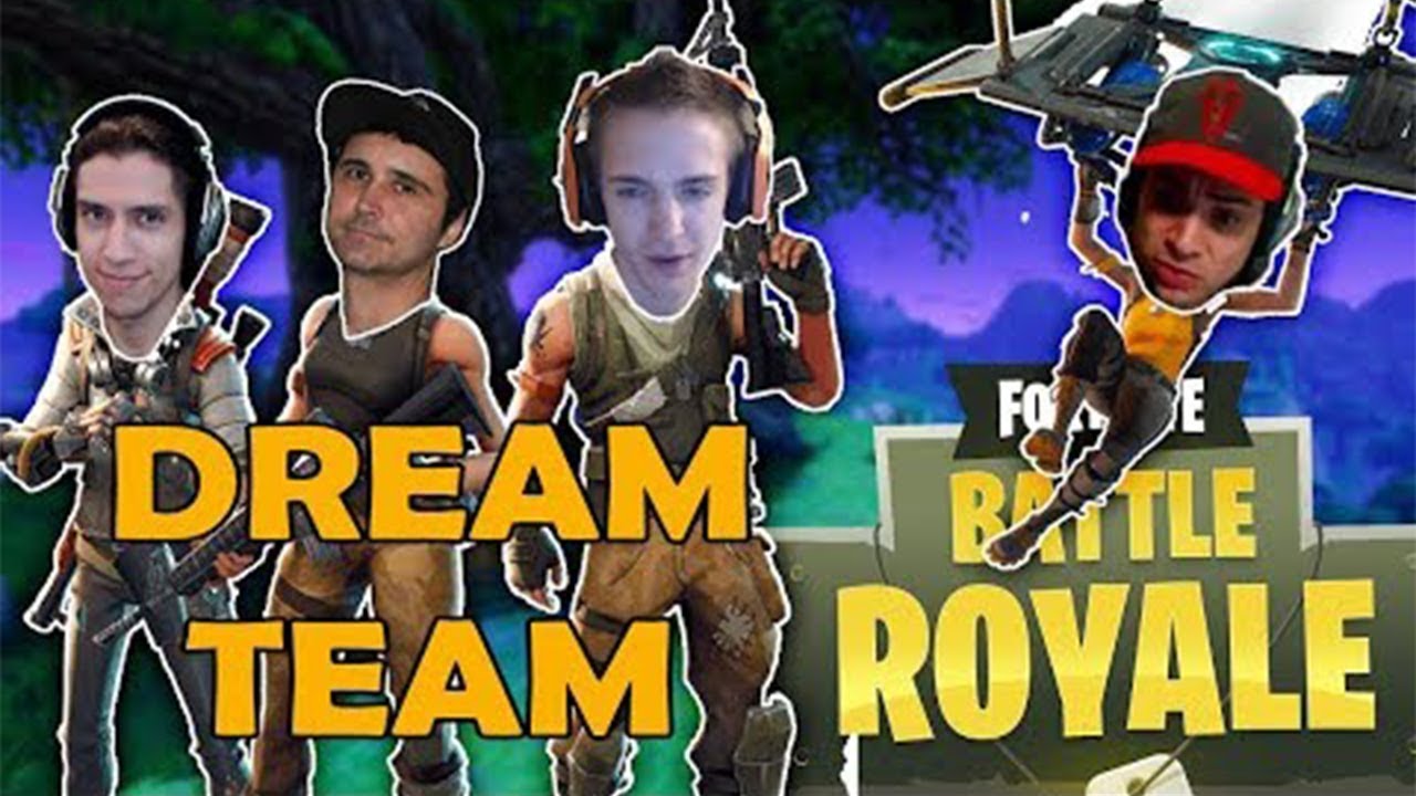 DREAM TEAM Fortnite: Ninja, Summit1G, Grimmmz & CDNThe3rd