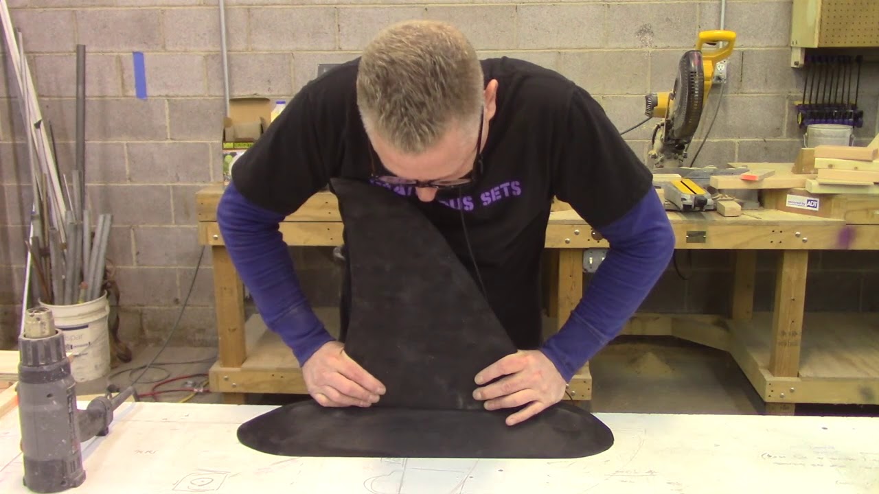 Mark makes a shark fin