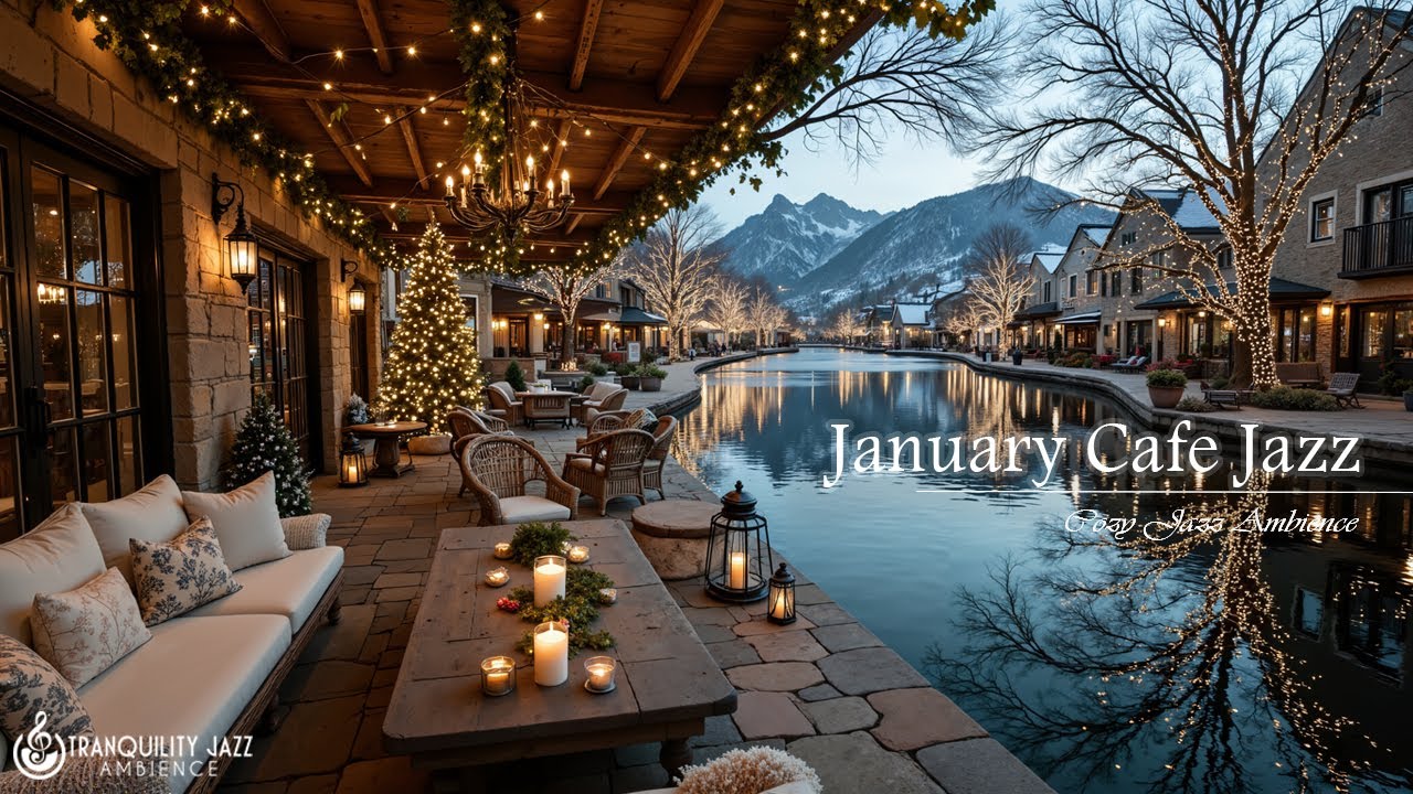 January Lakeside Jazz Cafe | Peaceful January With Soft Jazz For Work, Relax And Stress Relief