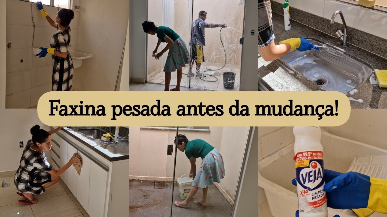 FAXINA PESADA NA CASA NOVA antes da mudança✨️-Deixei brilhando-Limpei cada cantinho da nossa casinha