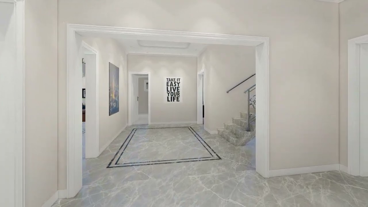 3D model design of a Spanish Village in Erbil