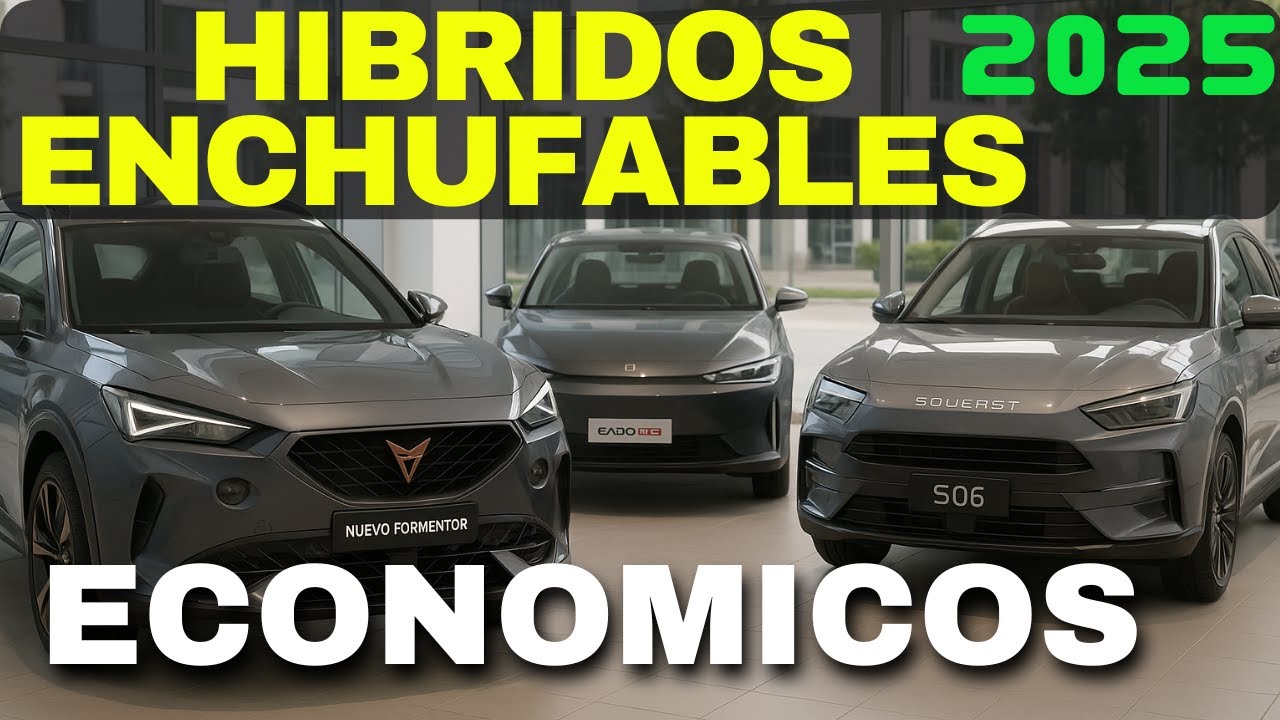 Top 12 Autos HIBRIDOS enchufables m&aacute;s BARATOS en Mexico 2025