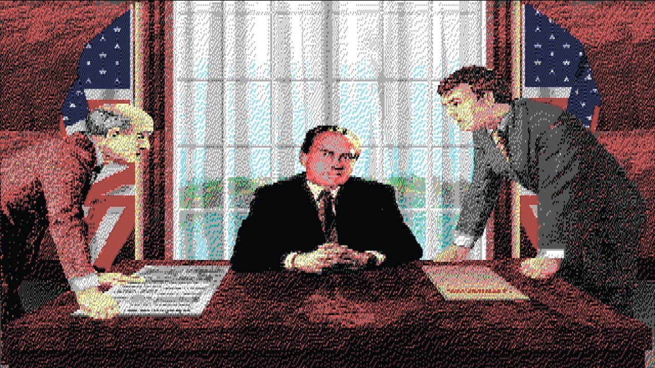 'NAM 1965-1975 (MS-DOS) Nixon gameplay