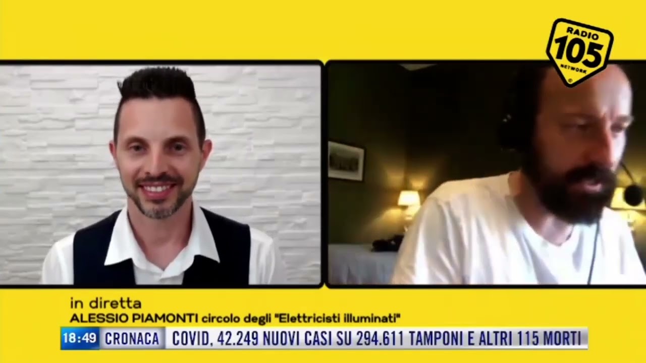 Alessio Piamonti intervistato a Radio 105