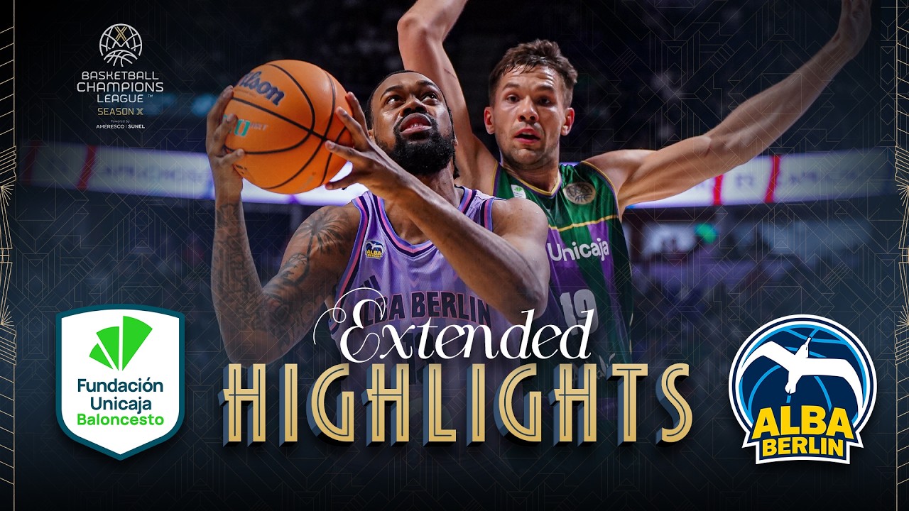 Unicaja v ALBA BERLIN | Quarter-Finals | Full Game Highlights | #BasketballCL 2025-26
