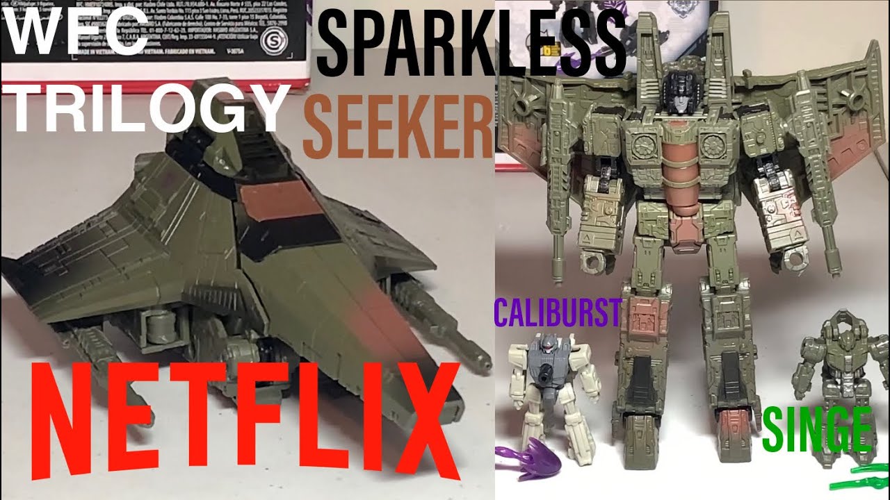 *NETFLIX* Sparkless Seeker Review/Tutorial | Transformers: War For Cybertron Trilogy