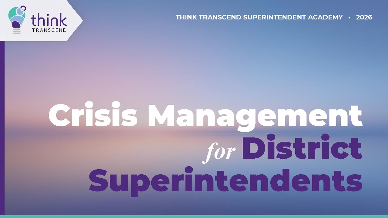 Crisis Management - The Transcendent Leader Institute